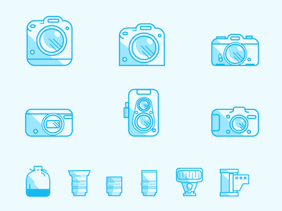 Camera Set Icons