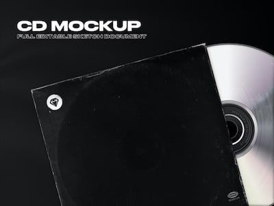 CD and Case Mockup