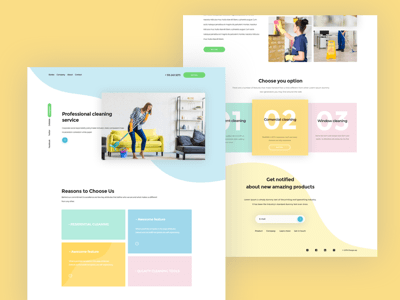 Cleaning Service Landing Page