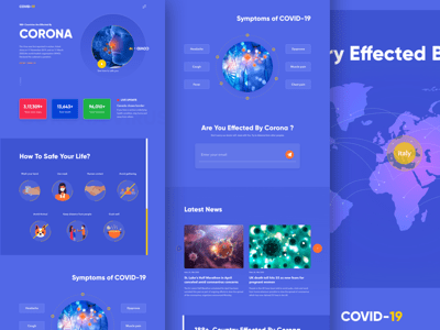 COVID-19 Landing Page