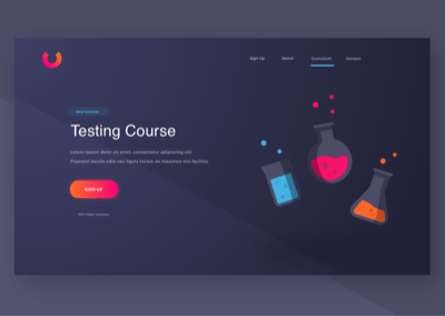 Course Landing Page