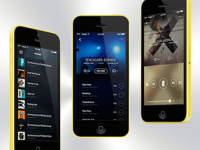 Music App Player Concept