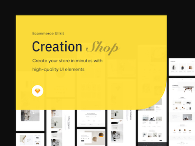 Creation Shop UI Kit