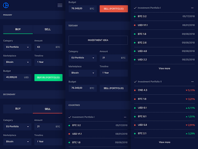 Crypto Sample Transaction View