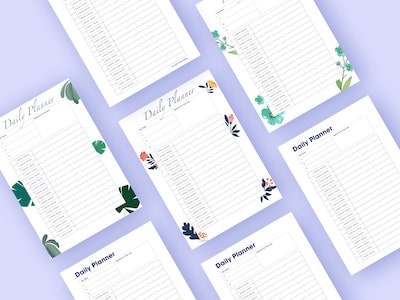 Daily Planner Templates