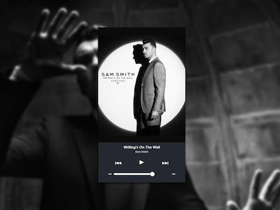 Dark Music UI