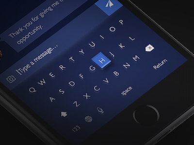 Dark Keyboard Concept