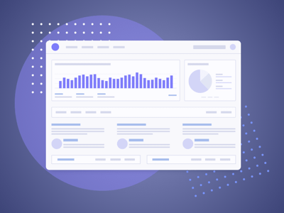 Simple Dashboard Illustration