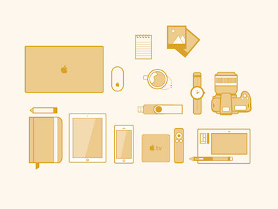 Devices - Line Illustration