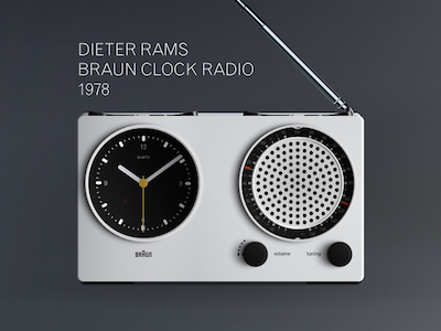 Dieter Rams Braun Clock 1978