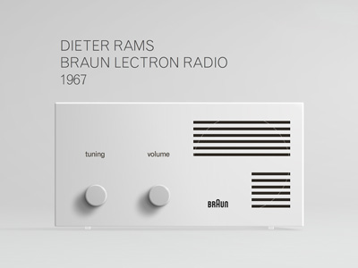 Dieter Rams Braun Lectron Radio 1967