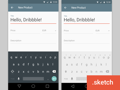 Android L keyboard