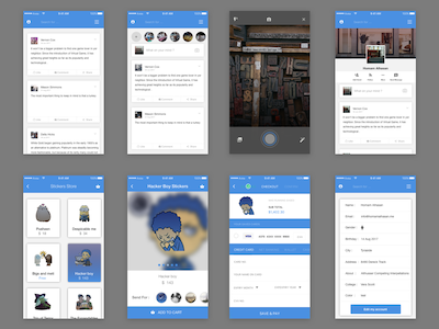 Eman Social App UI Kit