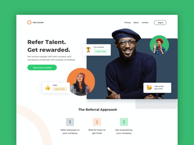 Employee Referral Landing Page