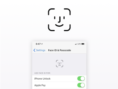 iPhone X Face ID Logo