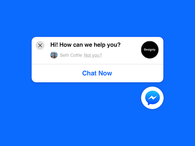 Facebook Customer Chat Widget