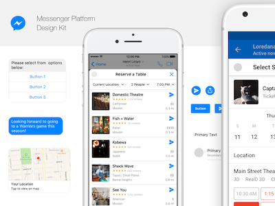 Messenger Platform Design Kit