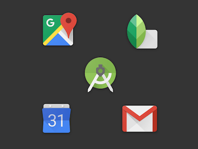 Five Google Icons