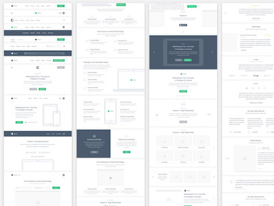 Frames Wireframe Kit