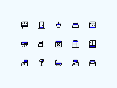 15 Furniture App Icons