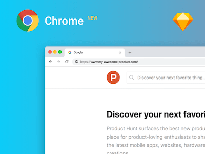 Google Chrome UI Kit