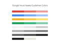Google Visual Assets Guidelines Colors