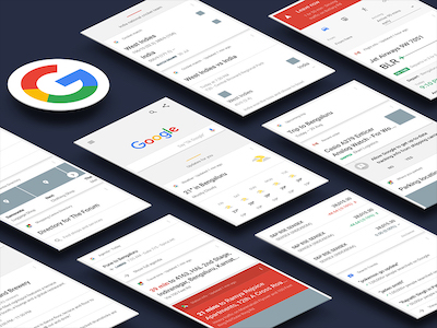 Google Now - UI Kit