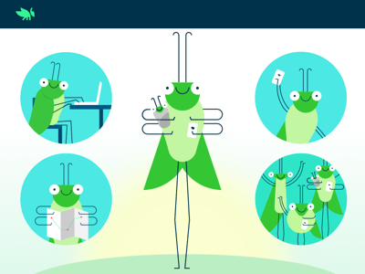 Grasshopper Illustrations