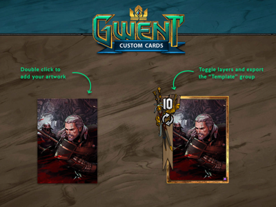 Gwent Custom Cards Template