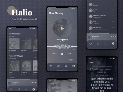 Halio Wireframing