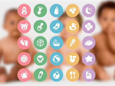 Handmade Baby Icons