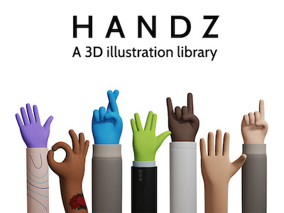 3D Hand Gestures Library