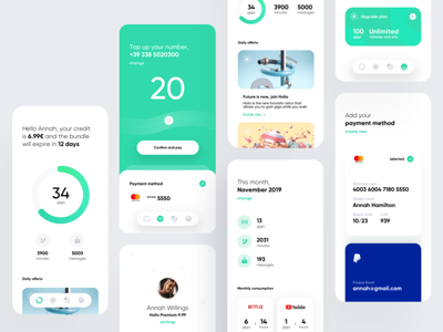 Holio Telco App Concept