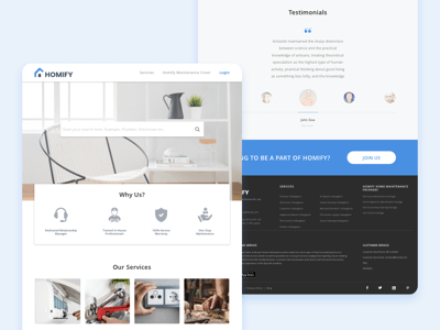 Home Services Landing Page