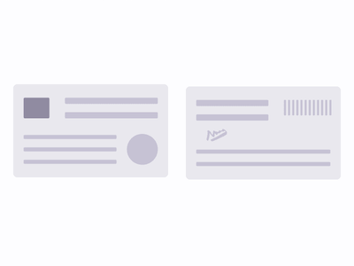 ID Card Placeholder Icons
