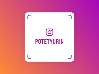 Instagram Nametag Template