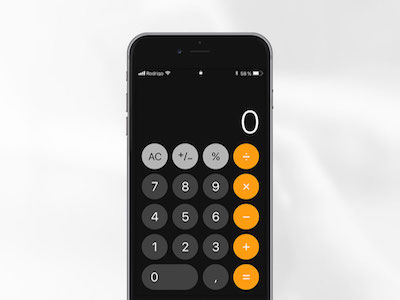 iOS 11 Calculator