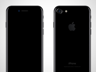 iPhone 7 Back and Front Mockup