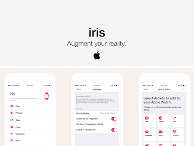 iris - Augmented Reality Product for Apple