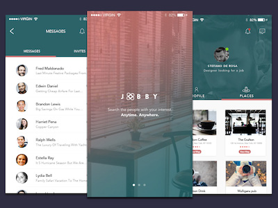 Jobby - Concept iOS Social App