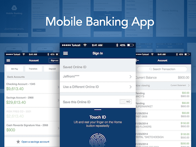 BOA Inspired Mobile Banking App