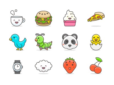 Kawaii Cute Emoji Set