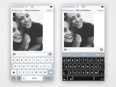 Macbook Themed iOS Keyboard