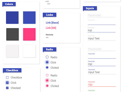 Material Design UI Kit Boilerplate