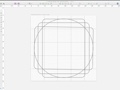 Material Design icon grid template