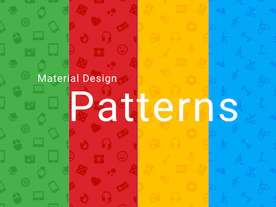 Material Design Icon Patterns