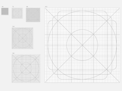 Material Icons Grid