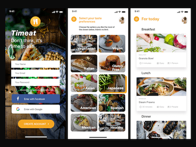 Meal Plan Concept App