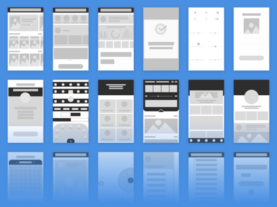 Wireframe Kit for iOS and Android