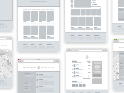 Simple Shapes Wireframe